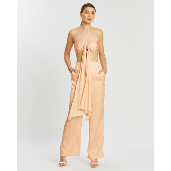 Significant Other Caspian Luster Wide Leg Pant Size 6 - Picture 2 of 12